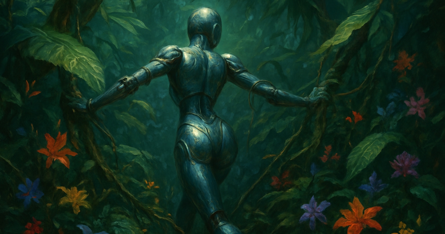 <b>The path of translating new machine learning models from development into clinical trial practice can feel like wrestling through the thicket.</b><br><i>This image is AI generated.</i>